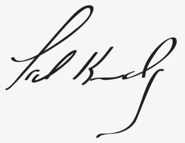 Ted Kennedy Signature - Jf Kennedy Podpis, HD Png Download - kindpng