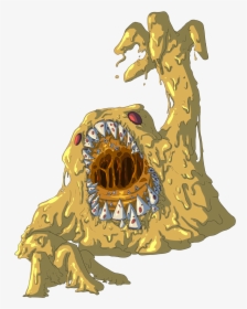 Yellow Muk Pokemon , Png Download - Pizza Monster Art, Transparent Png, Free Download