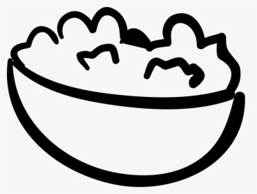 Popcorn Hand Drawn Bowl - Hand Drawn Bowl Png, Transparent Png, Free Download