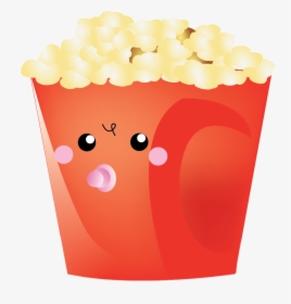 Popcorn Free To Use Cliparts - Popcorn Clipart Cute, HD Png Download, Free Download