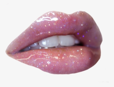 Lips, Pink, And Glitter Image - Victoria's Secret Glitter Lip Gloss, HD Png Download, Free Download