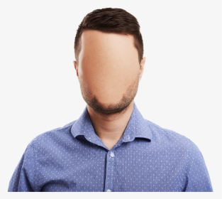 Featureless Face , Png Download - Man With Blank Face, Transparent Png, Free Download