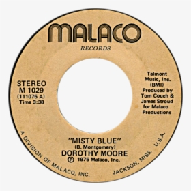 Misty Blue By Dorothy Moore Us Vinyl Single - Egérfogó, HD Png Download, Free Download