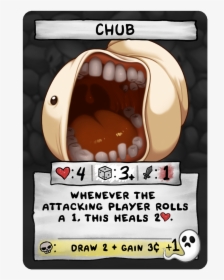 Chub - Binding Of Isaac Four Souls Monsters, HD Png Download, Free Download