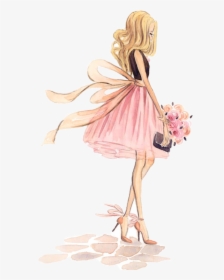 #woman #street #fashion #faceless #flowers - Sisters Love Brother Sketch, HD Png Download, Free Download