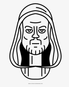 Faceless Man Coloring Page - Illustration, HD Png Download, Free Download