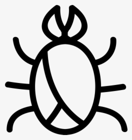 Bug Hand Drawn Symbol - Icon, HD Png Download, Free Download