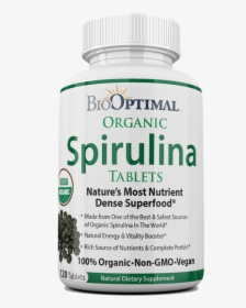 Organic Spirulina Tablets - Natural Foods, HD Png Download, Free Download
