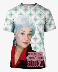 3d Dorothy Zbornak In The Golden Girls Tshirt - T-shirt, HD Png Download, Free Download