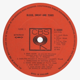 S 63504 Blood Sweat Tears Label - Circle, HD Png Download, Free Download