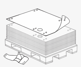 Illustration Of Peefences On A Pallet - Electronics, HD Png Download, Free Download