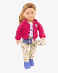 Hattie Wearing Tender Trainer And Holding Certificate - Doll, HD Png Download, Free Download