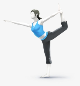 Female Trainer Cg Art - Wii Fit Trainer Male And Female, HD Png Download, Free Download