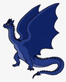 5 Azure Wyvern - Cartoon, HD Png Download, Free Download