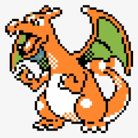 Pokemon Crystal Charizard Sprite Clipart , Png Download - Pokemon Crystal Gif Pokemon, Transparent Png, Free Download