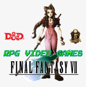 Final Fantasy 7 Aerith Gainsborough Dnd 5e - Final Fantasy 7 Characters Png, Transparent Png, Free Download