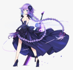 Neptunia - Hyperdimension Neptunia Purple Heart Dress, HD Png Download, Free Download