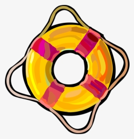 Vector Illustration Of Lifebuoy Ring Lifesaver Life - Clip Art, HD Png Download, Free Download