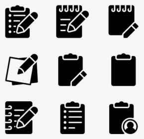 Notes And Tasks - Courses Vector Icon, HD Png Download, Free Download