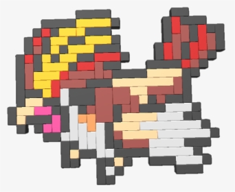 Pidgeotto Pokemon Pixel Art , Png Download - Pixel Art Pokemon Png, Transparent Png, Free Download