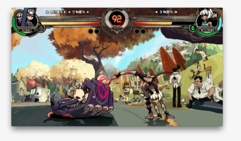 Skullgirls-doublescreen - Skullgirls H Game, HD Png Download, Free Download