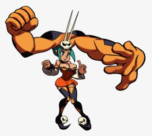 The Skullgirls Sprite Of The Day Is - Skullgirls Cerebella Combos, HD Png Download, Free Download