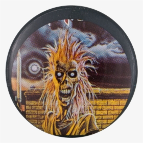 Iron Maiden Music Button Museum - Iron Maiden Iron Maiden Album, HD Png Download, Free Download