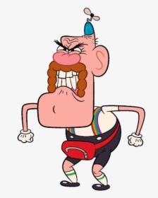 Uncle Grandpa Looking Angry-tca2332 - Uncle Grandpa Bad Morning, HD Png Download, Free Download