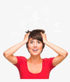 Concerned Woman Png - Stress With Social Media, Transparent Png, Free Download