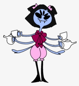 Bakery Spider Muffet - Cartoon, HD Png Download, Free Download