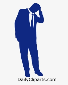 Frustrated Employee Image Clipart - Silhouette, HD Png Download, Free Download