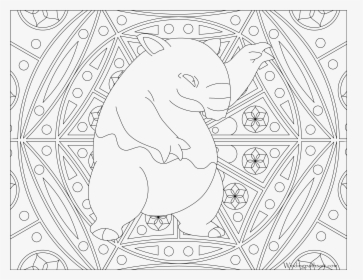 Pokemon Adult Coloring Pages , Png Download - Vulpix Pokemon Coloring Pages, Transparent Png, Free Download