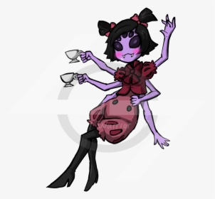 Muffet  who Sat Down On A Tuffet for A Little Spider - Cartoon, HD Png Download, Free Download