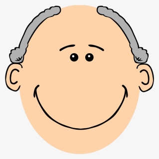 Grandpa Clip Art - Cartoon Man Face, HD Png Download, Free Download