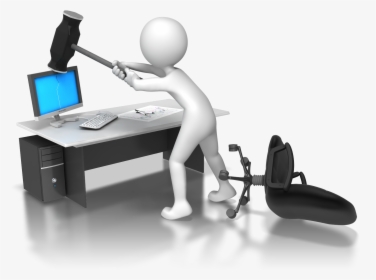 Angry With Computer, HD Png Download, Free Download