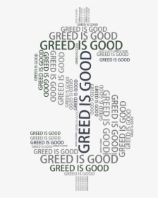 Greed Word Cloud Grayscale - Apple Capitalism, HD Png Download, Free Download