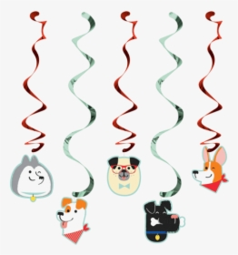 Pawesome Dog Party Dizzy Danglers 30" - Dog Decorations, HD Png Download, Free Download
