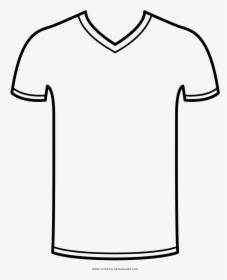 T Shirt Coloring Page - White Shirt Drawing Png, Transparent Png, Free Download
