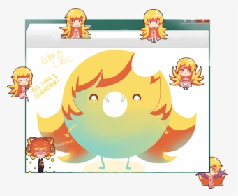 Transparent Shinobu Oshino Png - Cartoon, Png Download, Free Download
