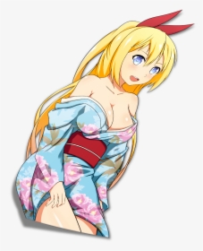 Hana Chitoge Kiss-cut - Cartoon, HD Png Download, Free Download