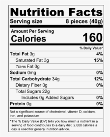 Nutrition Facts For Skittles - Skittles Nutrition Facts, HD Png Download, Free Download
