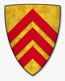 Parliamentary Roll Shield 0002 "le Counte De Gloucestre - De Clare Coat Of Arms, HD Png Download, Free Download