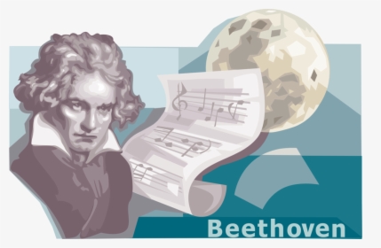 Vector Illustration Of Ludwig Van Beethoven, Influential, HD Png Download, Free Download