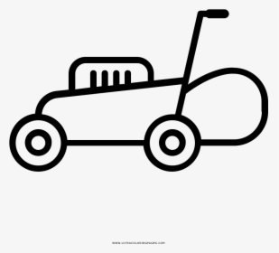 Lawn Mower Coloring Page Ultra Coloring Pages Png Lawn - Cortacesped Para Colorear, Transparent Png, Free Download