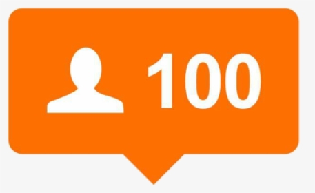#sticker #people #likes #orange #png #overlay #100 - Sign, Transparent Png, Free Download