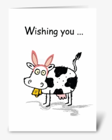 Easter Cow, Funny Humor Greeting Card - Betsy The Cow, HD Png Download, Free Download