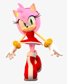 Kitsune Jay 67 18 Amy Rose By Super Fox Layer100 - Amy Rose Model Blender, HD Png Download, Free Download