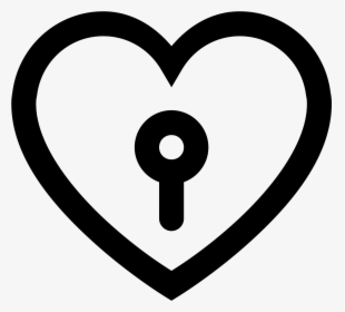 Key From Heart Icon - Iconos Blancos Png Love, Transparent Png, Free Download