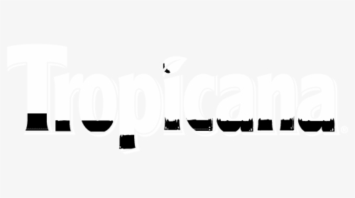 Tropicana Logo Black And White - Illustration, HD Png Download, Free Download