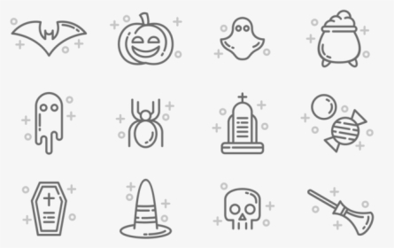 Halloween Icons Vector - Vector Graphics, HD Png Download, Free Download